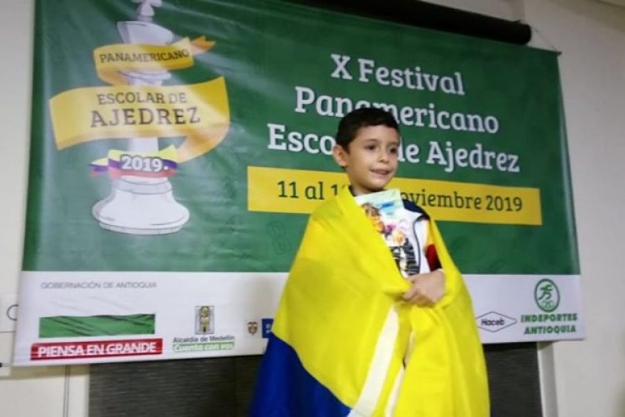 El colombiano de 7 años que se proyecta como maestro de ajedrez