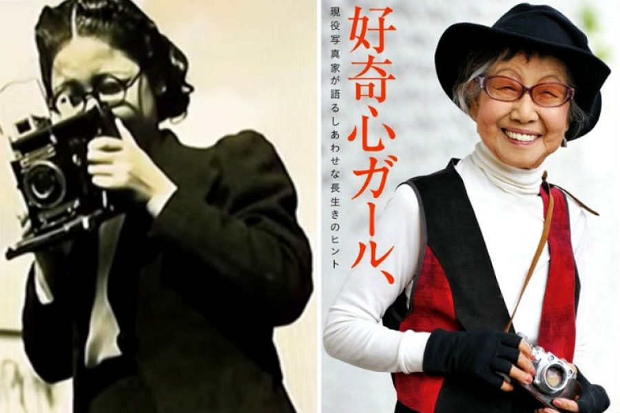 Con 104 años la primera reportera gráfica de Japón sigue haciendo fotos