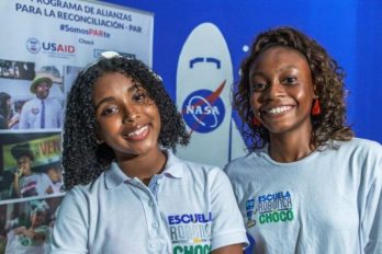 Dos niñas chocoanas visitarán la NASA gracias a su talento y empoderamiento