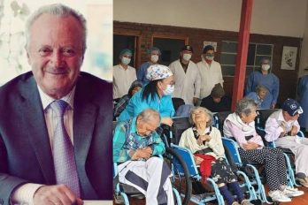Fundación Arturo Calle dona sillas de ruedas en un ancianato en medio del COVID-19