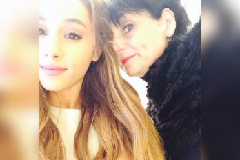 La madre de Ariana Grande protegió a fans en el camerino de la cantante