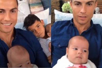 ¡Qué padre! La faceta nunca vista de Cristiano Ronaldo con sus hijos