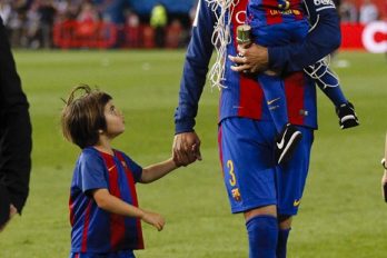 Los pequeños del Barça, los otros protagonistas en la final de la Copa del Rey