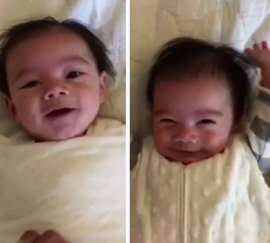 Este bebé es genial y ha enamorado a las redes a con su simpático gesto