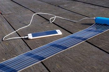 HeLi-on, el cargador solar enrollable de bolsillo