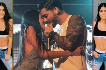 Ella es Manuela Álvarez, la chica que besó Maluma en pleno show