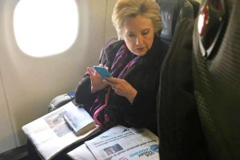 Esta foto de Hillary Clinton es viral por un conflictivo detalle